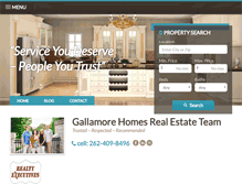 Tablet Screenshot of gallamorehomes.com